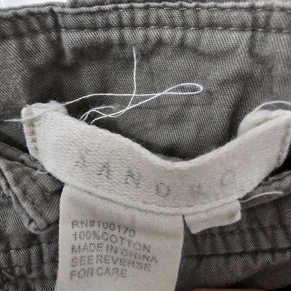 Sandro khaki green chino shorts size 12 - Picture 6 of 7